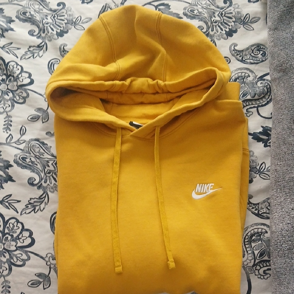 Nike Unisex Mustard Hoodie